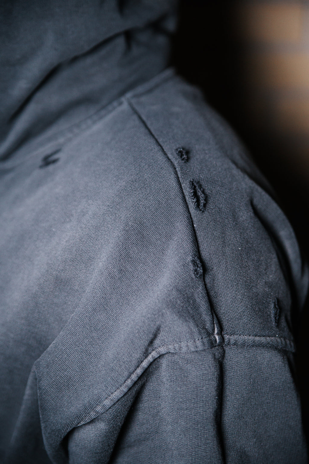 Hand-Distressed Sun-Fade hoodie